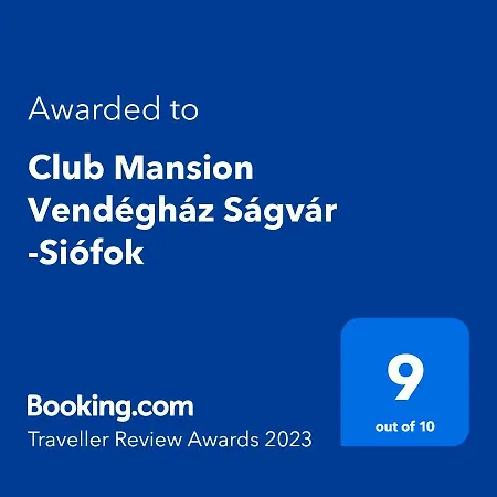 Club Mansion Vendeghaz -siofok Apartment *